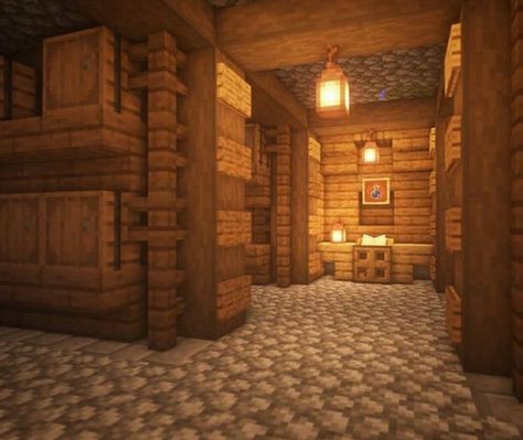 Minecraft Cellar, Interior Design Minecraft, Minecraft Underground, Interior Minecraft, Minecraft Interior, Minecraft Interior Design, Minecraft House Plans, Minecraft Farm, Minecraft Medieval