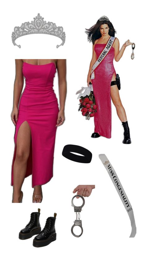 Miss Congeniality Aesthetic, Miss Congeniality Costume, Miss Congeniality, 33rd Birthday, Solo Costume, Halloween Costume, Halloween Costumes, Halloween