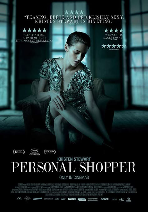 Personal Shopper (2016) Fr. / Ger. / Bel. Horror D/Sc: Olivier Assayas. Kristen Stewart. (5/10) 12/05/19 Personal Shopper Movie, Film Thriller, رعب نفسي, Tv Series Online, Films To Watch, Thriller Movies, Netflix Movies, Good Movies To Watch, Film Poster