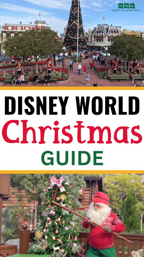 Walt Disney World Christmas Guide Disney World At Christmas, Christmas At Disney World, Disney Christmas Vacation, Disney Christmas Village, Disney At Christmas, Christmas At Disney, Fort Wilderness, Christmas Tips, Disney World Christmas