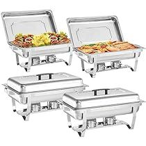 Hot Appetizers, Buffet Set, Food Warmer, Pan Sizes, Party Catering, Chafing Dishes, Canned Heat, 6 Pack, Food Trays