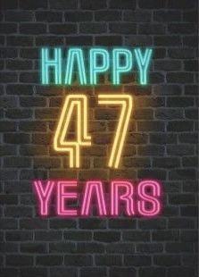 47th Birthday, 49 Birthday, 38th Birthday, Happy Birthday Cakes, Birthday Cake, Happy Birthday, Neon Signs, Birthday