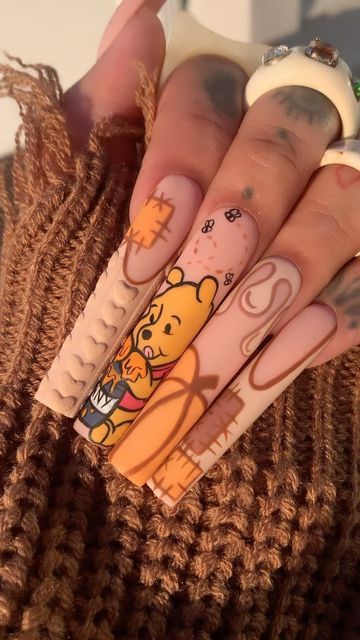 Unghie Sfumate, Halloween Acrylic Nails, Long Acrylic Nail Designs, Pumpkin Nails, Colored Acrylic Nails, Dope Nail Designs, Fall Acrylic Nails, Long Acrylic Nails Coffin, Long Square Acrylic Nails