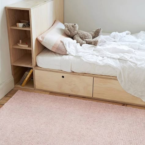 Best Storage Beds, Kids Room Inspiration, Weave Rug, Plywood Furniture, Kids Interior, Kid Spaces, Kids' Room, Bed Storage, Boy's Room