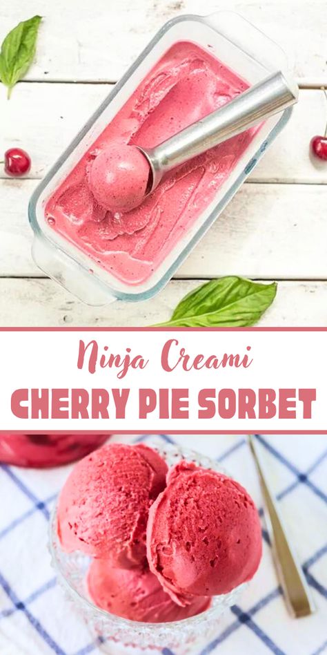 Are you struck with the scorching summer? This Ninja Creami Cherry Pie Sorbet Recipe will definitely cool you down.
#NinjaCreamiRecipe #CherryPieSorbet Cherry Ninja Creami, Creami Ninja Recipe, Ube Polvoron Recipe, Strawberry Sorbet Recipe, Polvorones Recipe, Ham Salad Recipes, Sorbet Recipe, Creami Recipes, Marsala Chicken Recipes