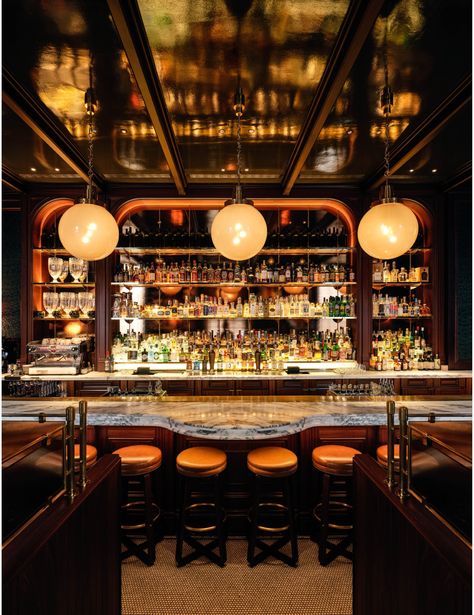 Nomad Hotel London, Center Bar Design, Restaurant Bar Design Ideas, Speakeasy Bar Design, Best Bar Design, Nomad London, Nomad New York, Nomad Restaurant, Clover Club