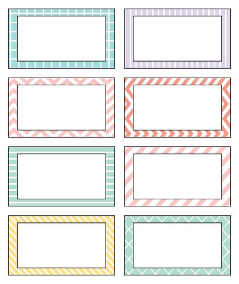 Printable Name Plate Templates Classroom Templates Free Printables, School Name Tags Printable Free, Name Tag Printable Template, School Tags Printable, Name Sheets Free Printable, Name Tags For Preschoolers, Cute Name Tags For School Free Printable, Blank Name Tags Printable, Name Tag Preschool