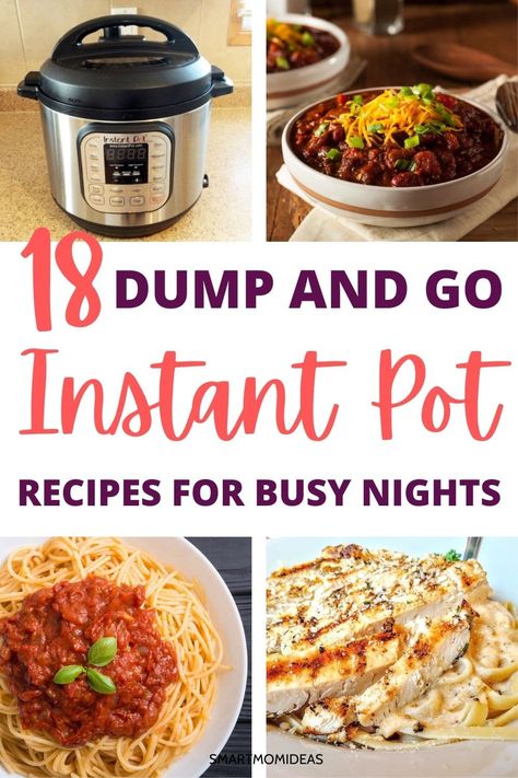 Instant Pot Recipes Make Ahead, Instant Pot Recipes For Camping, 30 Min Instant Pot Meals, Quick Easy Instapot Meals, Instapot Quick Meals, Insta Pot Quick Meals, Rainy Day Instapot Recipes, Instant Pot One Pot Meals Dinners, Instant Pot Meal Ideas