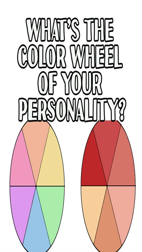 What's The Color Wheel Of Your Personality? If You Were A Color You Would Be, How To Find Your Favorite Color, Fdd9d9 Color, What’s Your Type, Which Are You Today, What Color Are You, True Colors Personality Test, Color Wheel Challenge, Color Analysis Test