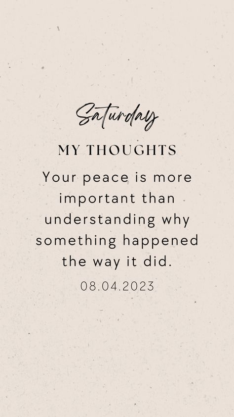 Peace Happiness choice gratitude Love inner peace quotes sayings #words #appreciate #bond #empathy Your Peace Is More Important, My Thoughts, Good Thoughts, No Way, Best Quotes, The Way, Quotes