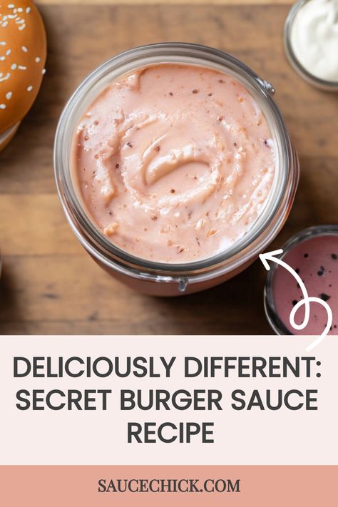 Secret Burger Sauce Recipe Secret Burger Sauce Recipe, Secret Burger Sauce, Burger Sauce Recipe, Burger Sauces Recipe, Ultimate Burger, Sauces Recipes, Dipping Sauces Recipes, Dipping Sauces, Homemade Burgers