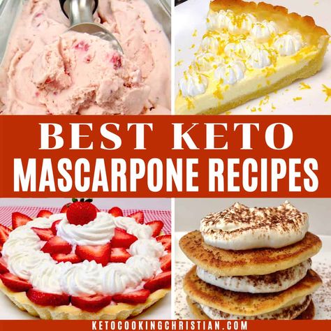 Keto Mascarpone, Recipes With Mascarpone Cheese, Low Carb Gingerbread Cookies, Cheese Its, Low Carb Gingerbread, Make Almond Flour, Mascarpone Recipes, Delicious Keto Recipes, Keto Fruit