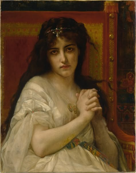 Desdémone (1871). Alexandre Cabanel (French, 1823-1889). Oil on canvas. In William Shakespeare’s tragedy Othello, Desdemona... Cabanel Art, Elia Martell, Academic Painting, Alexandre Cabanel, Everett Millais, Baroque Painting, John Everett Millais, Carl Larsson, Monet Art