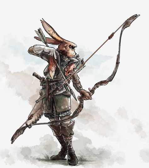 Rabbit Warrior, Stone Golem, Ranger Dnd, Dnd Races, Volcanic Stone, Comic Book Style, Fantasy Races, Dungeons And Dragons Characters, Dnd Art