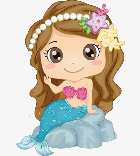 Mermaid Printables, Fairy Cartoon, Mermaid Cartoon, Mermaid Poster, Mermaid Cupcakes, Mermaid Clipart, Mermaid Cake Topper, Mermaid Drawings, Mermaid Diy