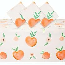 Peach Party Decorations, Peach Baby Shower, Peach Party, Safari Theme Birthday, Baby Shower Party Supplies, Sweet Peach, Baby Shower Party, Disposable Tableware, Baby Shower Theme