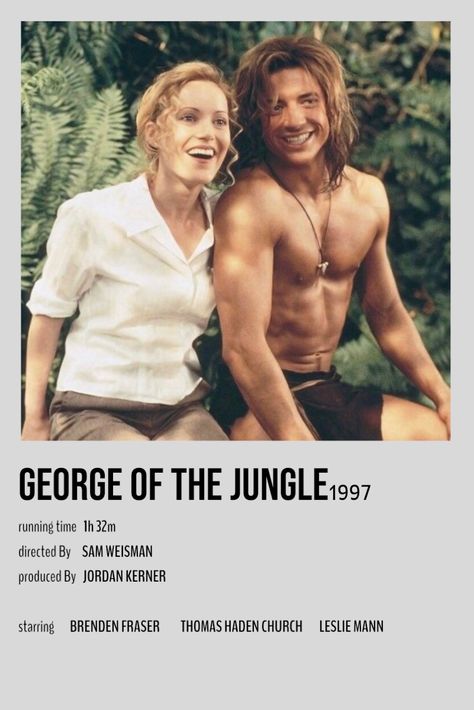 The Mummy Film, Jungle Movie, Movie Recs, 1990s Movies, Movie Poster Room, George Of The Jungle, Leslie Mann, Film Journal, Movie Recommendations