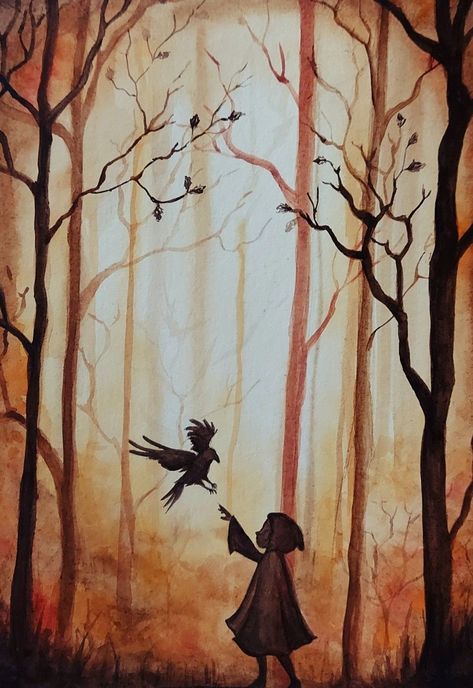 #maker #m #o #hobby 
#crochet #k #renovation 
#decoration #etsy 
#cklich #vintage 
#bhfyp #selfmade 
#handcrafted #painting Amazon Wall Decor, Forest Painting Watercolor, Painting On Canvas For Beginners, Folklore Art, Forest Drawing, Watercolor Forest, Canvas For Beginners, Pagan Art, Art Forest