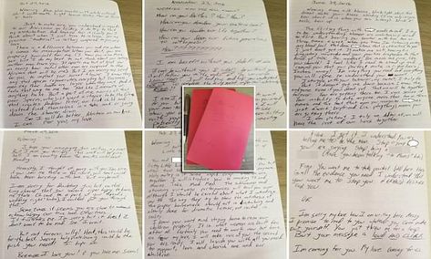 Woman shares creepy love letters written by her stalking co-worker Creepy Love, Brave Women, Letter Writing, Tech News, Love Letters, Daily Mail, Celebrity Photos, Newspaper, Written By