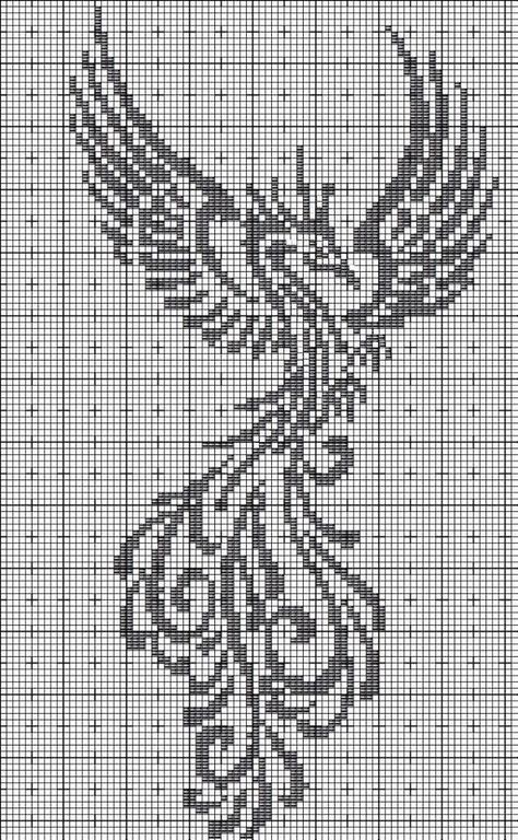 Dragon Cross Stitch, Stitching Projects, Fillet Crochet, Pola Kristik, Cross Stitch Bird, Cross Stitch Borders, Pixel Pattern, Cross Stitch Animals, Bead Loom Patterns