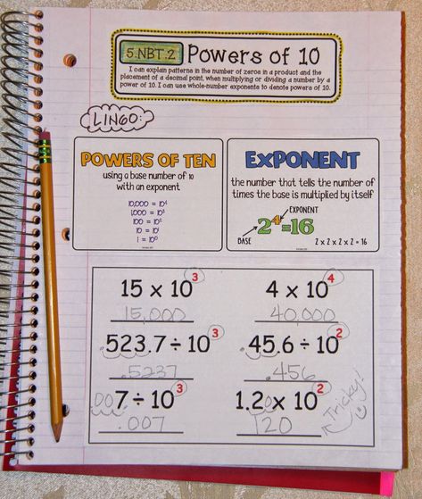 Bloggerific!: You've Got the Power! Powers Of 10, Teaching Algebra, Middle School Math Classroom, Math Charts, Teaching 5th Grade, Math Centers Middle School, Math Anchor Charts, Fifth Grade Math, Upper Elementary Math