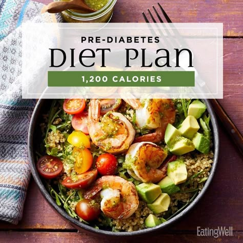 Prediabetes Diet, 1200 Calorie Diet Meal Plans, 200 Calorie, Prediabetic Diet, Blood Sugar Diet, 7 Day Meal Plan, Makanan Diet, 1200 Calories, Healthy Lifestyle Changes