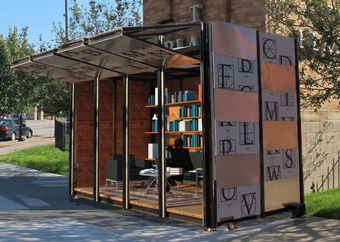 BookBox, a mobile unit of the Cleveland Public Library that connects with users in the community, brings CPL's outreach efforts to Market Square Park. Street Library, Ohio City, Mobile Library, Architectural Design Studio, Library Inspiration, Mini Library, Dream Library, Library Activities, Market Square