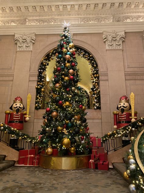 Peninsula Hotel, Christmas In New York, White Christmas Tree, Diy Christmas Tree, New York New York, Christmas Party, York City, New York City, Christmas Decorations