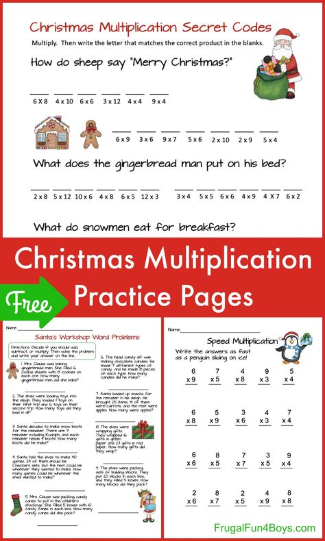 Make Math FUN with Christmas Multiplication Pages – Frugal Fun For Boys and Girls Multiplication Christmas Activities, Christmas Classroom Activities 4th Grade, Maths Christmas Activities, Christmas Worksheets For Kids 4th Grade, Christmas Activities 3rd Grade Free, Christmas Math 3rd Grade, Christmas Math Activities 4th Grade, Christmas Multiplication Activities, Third Grade Christmas Activities