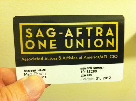 Sag Aftra, Julia Cameron, The Artist's Way, Career Vision Board, Trade Union, Library Card, New Years Resolution, Good News, Acting