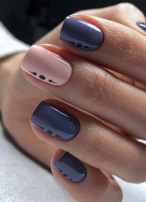 Sqaure Nails, Unghie Sfumate, Skull Nails, Manicure Nail Designs, Short Square Nails, Minimal Nails, Nails Natural, Work Nails, Cute Gel Nails