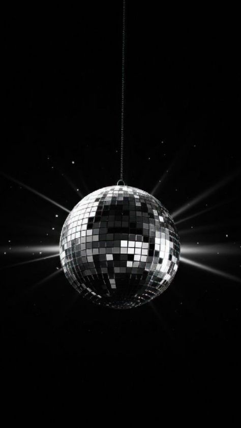 Birthday Backgrounds Aesthetic, Disco Ball Photography, Disco Ball Black And White, Disco Balls Aesthetic, Birthday Background Aesthetic, Mobile Wallpaper Aesthetic, Prom Background, Disco Ball Wallpaper, Aesthetic Astronomy