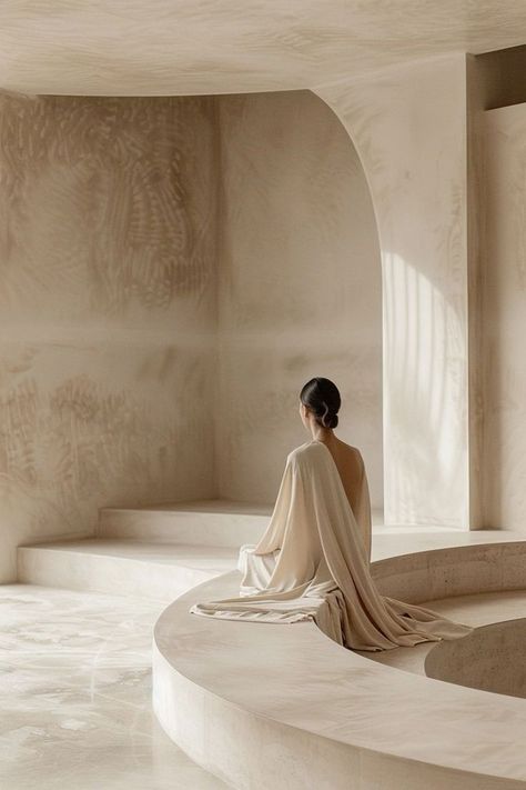 Feminine Neutral Aesthetic, Minimalist Wellness Aesthetic, Spa Content Ideas, Tranquility Aesthetic, Serenity Aesthetic, Earthy Tones Aesthetic, Retreat Aesthetic, Tranquil Aesthetic, Graceful Aesthetic