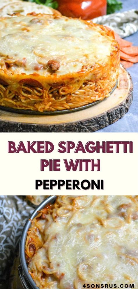 Pasta In Springform Pan, Springform Pan Recipes Dinners, Baked Spaghetti Pie, Springform Pan Recipes, Clean Eating Pasta, Cold Pasta Dishes, Spaghetti Pie, Dinner Pasta, Easy Bake