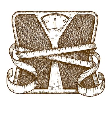 Engraving scales vector doodle by Andrii_Oliinyk on VectorStock® Body Weight Scale, Weight Management Programs, Whimsical Art Journal, Watercolor Eyes, Scale Drawing, Scale Art, Doodle Tattoo, Start Losing Weight, Weight Scale