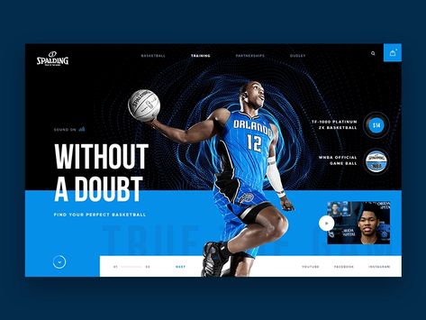 Football Website Design, Sports Website Design, Slider Ideas, Website Components, Hero Image Design, Football Website, Hero Banner, Web Sport, Nonprofit Website