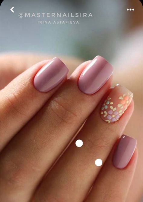 Pastel Nails Designs, Nails Art Designs, Milky Nails, Short Gel Nails, Subtle Nails, Pretty Nail Art Designs, Cute Gel Nails, Nails 2020, Pretty Nail Art