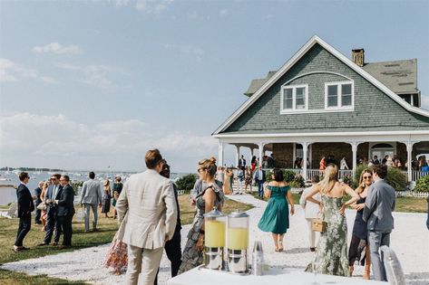 historic rhode island venue wedding reception Pelican Inn Pawleys Island Wedding, Ocean House Rhode Island Wedding, Rhode Island Wedding Venues, Block Island Rhode Island, Block Island Wedding, Colorful Coastal, Wylder Hotel Tilghman Island Wedding, Rhode Island Wedding, Art Wedding Photography