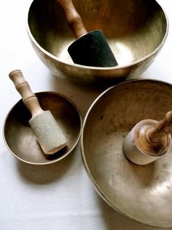 Brass Bowls, Gong Bath, Group Meditation, Natural Cherry Wood, Tibetan Meditation, Tibetan Bowls, Zen Room, Best Meditation, Tibetan Singing Bowls