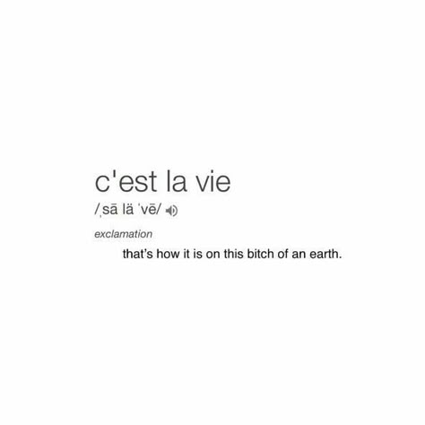 Cest La Vie Tattoo, Doodle Aesthetic, Word Tattoo Ideas, French Words Quotes, Word Tattoo, Definition Quotes, Mood Aesthetic, Sanskrit Quotes, Uncommon Words