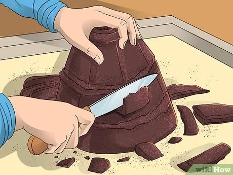 How to Make a Volcano Cake (with Pictures) - wikiHow Cake With Pictures, Cake Frosting Ideas, Volcano Birthday, Make A Volcano, Making A Volcano, Campfire Cake, Volcano Cake, Frosting Ideas, 5th Birthday Cake