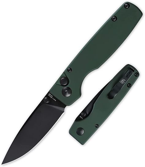 Knife Aesthetic, Micarta Handles, Pocket Dump, Edc Knife, Sell On Amazon, Pocket Clip, Folding Knives, Pocket Knife, Dark Green