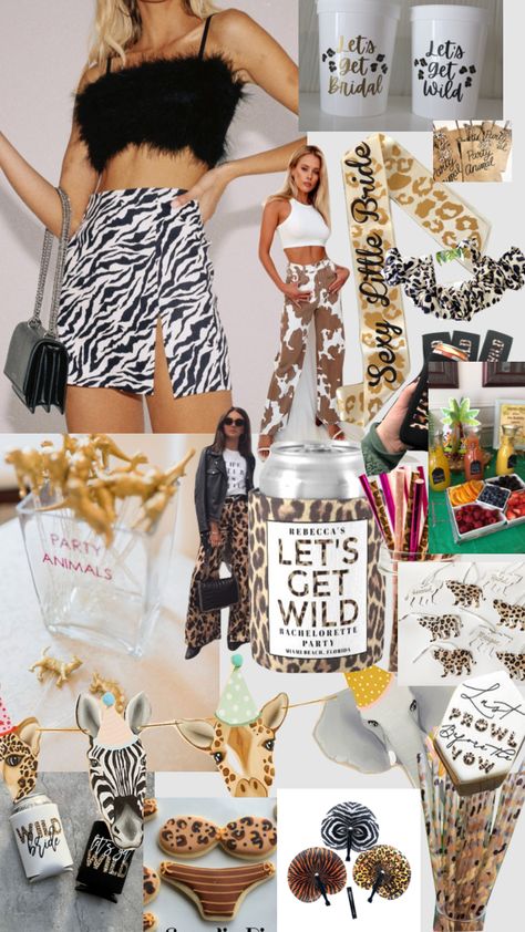 Wild Bride Bachelorette, Bachelorette Party Wild Theme, Animal Theme Bachelorette Party, Leopard Print Hen Party Theme, Rumble In The Jungle Bachelorette Party, Bachelorette Party Animal Print, Animal Print Bachelorette Party Outfits, Cheetah Print Bachelorette Party, Animal Bachelorette Party