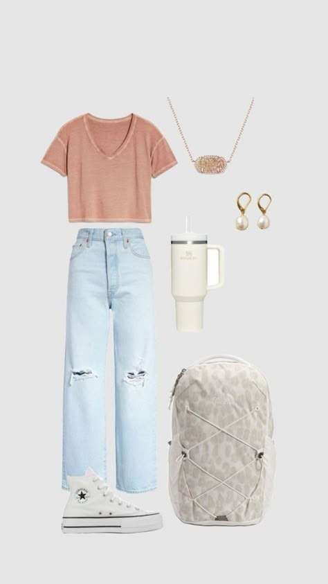 Cute Middle School Outfits, Preppy Outfits For School, Middle School Outfit, Simple Outfits For School, Cute Country Outfits, Preppy Summer Outfits, First Day Of School Outfit, Casual Preppy Outfits, Trendy Outfits For Teens