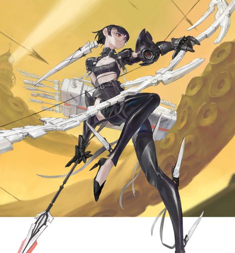 ArtStation - Archer Archer Pose, Archer Characters, Sick Designs, Japanese Characters, Unusual Art, Concept Art Character, Fantasy Miniatures, Game Character Design, Cyberpunk Art