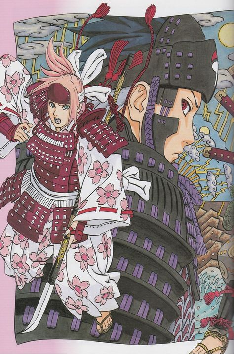 Masashi Kishimoto, Naruto, Sakura Haruno, Sasuke Uchiha Sakura Manga, Sakura Sasuke, Naruto Team 7, Naruto Teams, Japanese Clothing, Naruto Drawings, Sasuke Sakura, Kushina Uzumaki, Sakura Uchiha