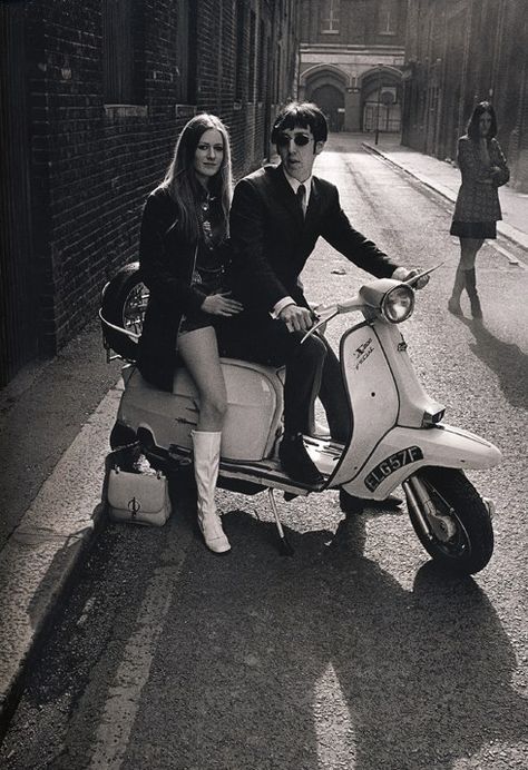 Ask five different people what a mod is and you'll probably get five different answers, covering maybe five different decades. So here, basically, is what you need to know: "Modernists" started getting their kicks... Jean Shrimpton, Mod Scooter, Mod Look, Swinging London, Lambretta Scooter, Swinging Sixties, Scooter Girl, Sharon Tate, 60s Mod