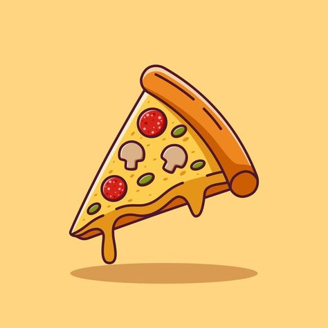 Slice of pizza cartoon,vector cartoon illustration,cartoon clipart Pizza Cartoon Cute, Cartoon Pizza Drawing, Pizza Drawing Aesthetic, How To Draw Pizza, Pizza Cartoon Illustrations, Cute Pizza Drawing, Pizza Slice Drawing, Pizza Vector Illustration, Cartoon Pizza Slice