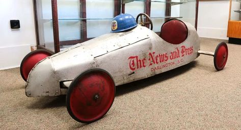 Soapbox Derby winner donates car to Historical Commission Soap Box Derby Cars, Derby Car, Derby Winners, Oil Service, Tiny Cars, Derby Cars, Team Effort, Pedal Cars, Soap Boxes