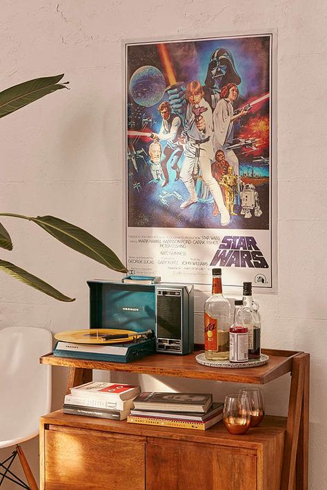 Star Wars Room, Star Wars Decor, Home Theater Setup, Star Wars Wallpaper, Home Theater Seating, Style Deco, Star Wars Poster, Bedroom Vintage, Boho Interior